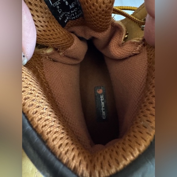 Carhartt Men's Discontinued Waterproof Tan Work Boots NWOT - Picture 9 of 9